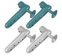 WESIEVYA 4pcs Silicone Door Knob Covers with Suction Cup 5.7x3.7x1.4 Inch Soft Handle Protector for Home Safety and Door Edge Protection