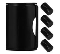 WESIEVYA 5 Pcs Finger Shakers for Ukulele and Castanets, Lightweight Plastic and Metal Rhythm Instruments with Unique Compact Design, Sturdy Build to Enhance Performance in Music Genres