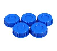 WESIEVYA 5 Pcs Water Barrel Cover Drum Set Cover Waterproof Hdpe Bucket Lid with Excellent Sealing Blue for Outdoor Rainwater Collection and Storage Transportation