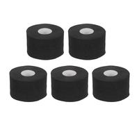 WESIEVYA 5 Rolls Neck Covering Paper Barber Neck Tape Black Comfortable Fit Not Easy to Break for Home Salon Use