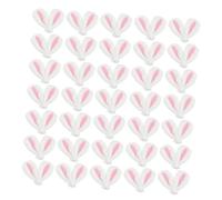 WESIEVYA 50pcs Ear Hair Accessories for Easter Crafts Handmade Bunny Ears Clips Lightweight for Adults for Easter Parties and Giving