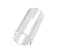 WESIEVYA 51mm Glass Guitar Slide Bar Finger Slide for Electric Acoustic Blues Country Guitar Strings Instrument Accessory White