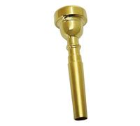 WESIEVYA 5c Size Trumpet Replacement Mouthpiece Copper Golden Antiqued Elegant Design Compatible with Most Standard Trumpets Practical for Concerts and Outdoor Dinners