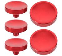 WESIEVYA 5PCS Camera Shutter Release Button, Red Metal Soft Release Button Replacement, Control Accessory for Film Cameras for Enhancing Shooting Precision