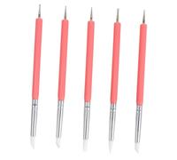 WESIEVYA 5pcs Nail Art Dotting Tool Manicure Silicone Brush Drawing Pen Sculpting Tools for Nail Art Design and Craftsmanship