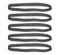 WESIEVYA 5pcs Rubber Tank Tracks for Rc Model DIY Robot and Remote Control Tanks Replacement Flexible Tracks for Smooth Maneuverability Various Terrains Enhances Creativity and