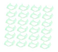 WESIEVYA 60pcs Luminous Dentures Halloween Costumes Vampire Fake Tooth Halloween Tooth Decoration false Vampire Party Decorations Faux Light Green Plastic