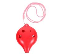 WESIEVYA 6holes Alto c Resin Ocarina Traditional Flute Boys and Girls Musical Instrument Neck Strap for Easy Play