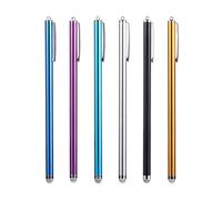 WESIEVYA 6pcs Capacitive Screen Touch Pen Sensitivity Stylus Pen for Touch Screen Devices for Tablet and Phone Assorted style