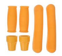 WESIEVYA 6pcs Crutch Handle Kit Foam Padding for Walking Stick Non-Slip Underarm Pads Replacement Parts for Armpit Comfort