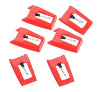 WESIEVYA 6pcs Durable Stylus Needles for Record Player Turntable Replacement Accessory Enhanced Audio Easy to Use for Vinyl Phonograph Enjoyment