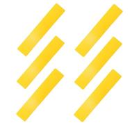 WESIEVYA 6Pcs Non Slip PVC Football Training Markers Flat Spot Mats for Soccer Tennis Basketball Court Practice Rectangular Carpet Markers with Smooth Edges for Sports Drills
