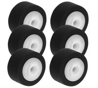 WESIEVYA 6pcs Pinch Roller Video Machine Rubber Plastic Bearing Cassette Tape Machine Pinch Roller Easy to Carry Easy to Store Radio Supplies for Player and Radio