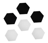 WESIEVYA 6pcs Self-adhesive Acoustic Sound Proofing Panels High Density for Noise Reduction Studios Offices and Home Theaters Lightweight and Acoustic Isolation Pads