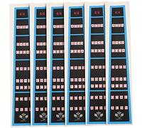 WESIEVYA 6pcs Violin Finger Position Stickers Fretboard Markers for Beginners Easy to Use Note Indicators for Learning and Practice and Design