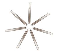 WESIEVYA 7 Pcs Lyre Harp String Pins Metal Zither Tuning Pins for Fixing Lyre and Harp Strings Musical Instrument Accessories