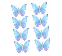 WESIEVYA 8pcs Butterfly Hair Clips for Women Mini Hair Clamps Dreamy Parties Birthdays and