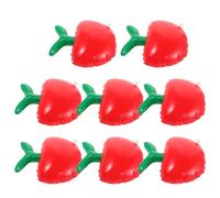 WESIEVYA 8pcs Fruit Shaped Balloons Back to School Party Inflatable Classroom Decor Back to School Balloons Red Pvc