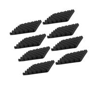 WESIEVYA 8pcs High-density Soundproof Insulation Acoustic Panels Self-adhesive Wall Sound Absorbing Cotton Noise Reduction for Home Studio Office Safe for Children and Pets