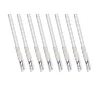 WESIEVYA 8pcs Pens Waterproof Pen Accurate Marking Single Head Plastic Grade for Eyebrow Tattooing Artists Beginners