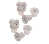 WESIEVYA 8pcs Slide Accessory Plastic Screw Caps Replacement Parts Light Grey 1.8cm Inner Diameter Slide Safety Covers Fixing Hardware for Indoor Playground Equipment