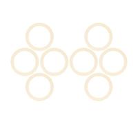 WESIEVYA 8pcs Wooden Wreath Frame Blank Ring Rustic Round Pure Wood Blank Ring with Hole Design Easy to Decorate Beige for Family Bonding and Wedding Christmas Easter Crafting