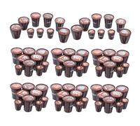 WESIEVYA 90pcs Mini Resin Coffee Cups Set with Lifelike Latte Art Japanese-inspired Miniature Mugs for Dollhouse Decor DIY Crafts Educational Projects Tiny Beverage Tableware Ornaments