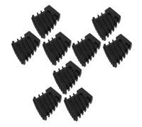 WESIEVYA 9pcs Drum Leg Pads Comfortable Kick Drum Foot Cushions for Practice and Performance Easy Installation Versatile Use for Drummers and Percussionists