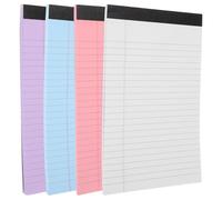 WESIEVYA A5 Lined Notepad Legal Pad 50 Sheets Paper Note Book for Office