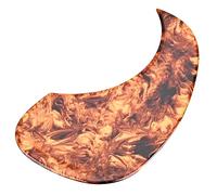 WESIEVYA Acoustic Guitar Pickguard Self-adhesive Scratch Plate Scratch Design Material Unique Decorative Patterns Easy Installation for Protecting Your Guitar