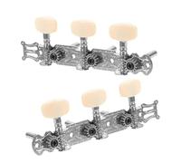 WESIEVYA Acoustic Guitar Tuning Peg Winding Knob 2pcs Guitar Tuning Pegs Set Metal Resin for Man Woman Left-handed/right-handed Random
