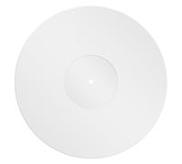 WESIEVYA Acrylic Record Mat for Turntable White for Vinyl Record Player Static Reducing for Home Audio Setup