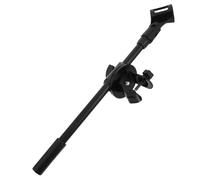 WESIEVYA Adjustable Clamp-on Microphone Stand Mini Mic Clip Holder, Short Crossbar Mount for Wireless and Wired Handheld Mics, Desktop Recording Podcast Accessory