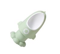WESIEVYA Adjustable Rocket Shape Boys Urinal Potty Training Stand Cartoon Design Easy to Install Light Green for Independent Pee Training