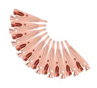 WESIEVYA Alligator Clips 10Pcs Copper Mini Spring Clamps for Electrical Test Clamp Set and Electronic Wire Connections