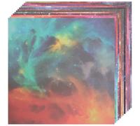 WESIEVYA Assorted Colour Patterned Craft Background Paper for Scrapbooking and Origami, Single-Sided Textured Paper with Curly Edges, Safe to Use Material for DIY Supplies and Packaging