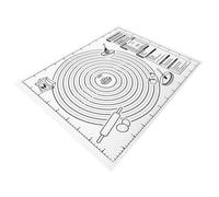 WESIEVYA Baking Mat Kitchen Countertop Mat Silicone for Rolling Dough Non Stick with Measurement Scale, Easy Clean Food Safe for Dough Kneading and Pastry Preparation