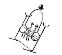 WESIEVYA Balance Ball Swing Figurine Desktop Ornament Kinetic Art Swinging for Home Office Decoration Unique Dynamic Physics Craft Safe Material