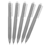 WESIEVYA Ballpoint Pens Portable Plastic Pens 5pcs with Unique Design Smooth Writing for Students and Office Use Suitable for Daily Use and Writing Tasks