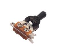 WESIEVYA Black Switch Gasket Kit for Toggle Guitar Parts Rhythm Treble Washer Ring No-noise Design Fits Guitars