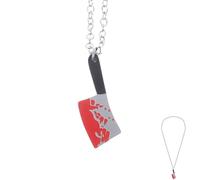 WESIEVYA Bloody Cutter Necklace Halloween Pendant Necklace Women’S Creative Clavicle Chain Sweater Jewelry Alternative Street Style Accessory