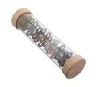 WESIEVYA Boy Girl's Wooden Rain Sound Maker Toy Cognitive Bead Rain Stick for Boy Girl Enhances Auditory Experience and Motor Skills for Home and Preschool Learning Activities
