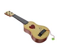 WESIEVYA Boys and Girls Ukulele Toy Mini Ukulele 44cm Four-string Musical Instrument Beige for Music Learning and Early Education