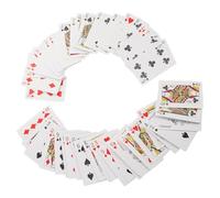 WESIEVYA Braille Playing Cards Plastic Assorted Color with Braille Markings Large-Print Characters for Blind and Adults for Bridge and Family Gatherings Random Color
