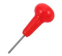 WESIEVYA Braille Stylus Pen for Blind Students Red Round Tip Tactile Writing Tool Braille Writing Accessory for Visually Impaired Embossing Device