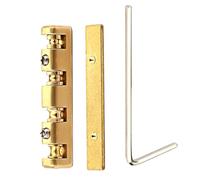 WESIEVYA Brass String Instrument String Saddles Replacement Nut with Extraordinary Hardness for Fixing Golden Alloy Guitar Accessory