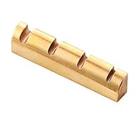 WESIEVYA Brass String Nut for Four-string Bass Compact Portable Design Easy Installation Removal Enhanced Tone Sustain for Classical Mandolin