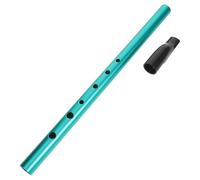 WESIEVYA C Key Irish Whistle Flute Instrument for Students and Beginners, Green Plastic Recorder for Practice and Folk Music, Key of C Wind Instrument for School Band and Music Class