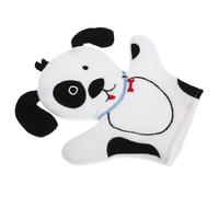 WESIEVYA Cartoon Dog Scrubbing Glove for, Adorable Bath Mitten with Gentle Exfoliating Patch, Essential Bath Accessory for Body and Foot Cleaning in Bathroom
