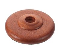 WESIEVYA Cello Endpin Stopper Rock Stop: Wooden Cello Endpin Rest for Floor Protector String Instrument Accessory - Wood Stopper with Anti-Slip Rubber Base